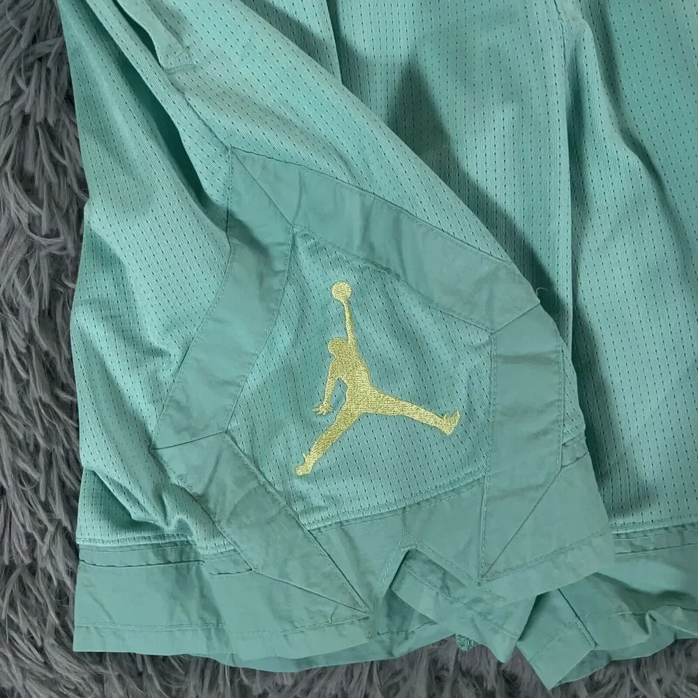 Air Jordan Shorts Mens Extra Large Tropical Twist Diamond Drawstring Jumpman